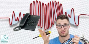 مشکل نویز خط تلفن